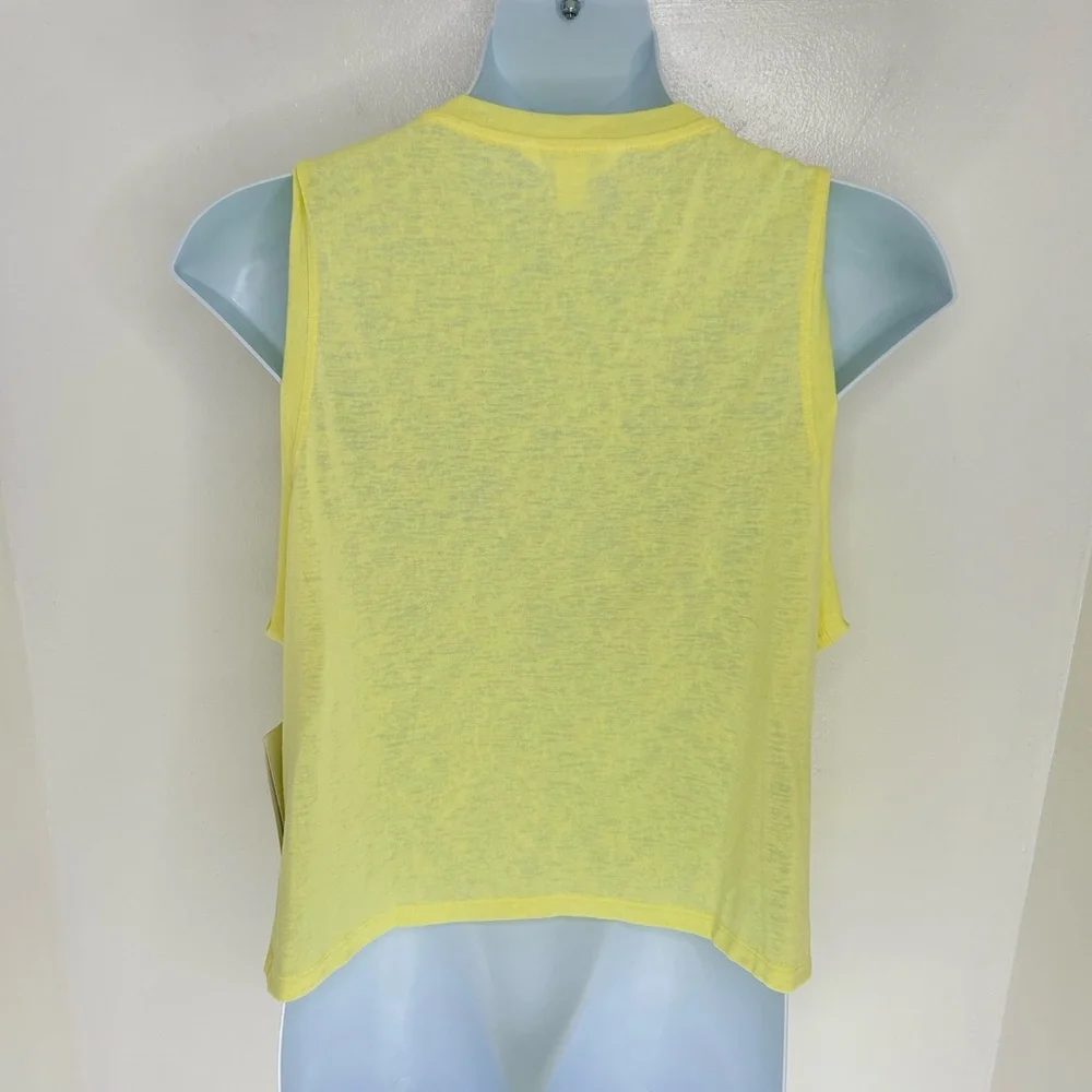 Athleta NWT Breezy Twist Tank Top Size 3X Yellow Lightweight NEW Athleisure - Picture 8 of 14